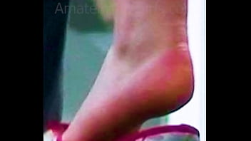 Preview 2 of Xxxsexvedeo - Girl  friend slips out of her ballerinas flats with her sweaty feet shoeplay