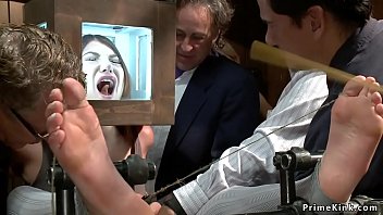 Preview 2 of Horny Wife With Stranger - Blonde and redhead anal fucked in public