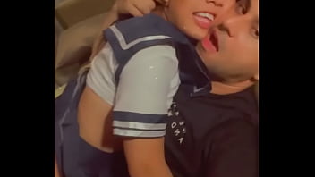 Preview 4 of Blak Hair Latina - Young whore gf fucking and kissing