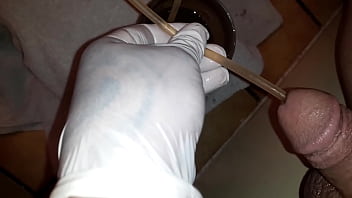 Preview 4 of Two Wet White Chicks On One Bbc - Catheter play