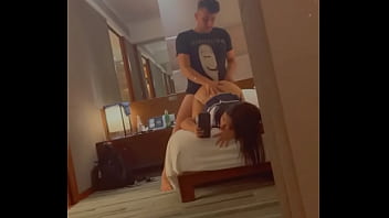 Preview 2 of Poen Gebu - She loves doggy up her ass petite