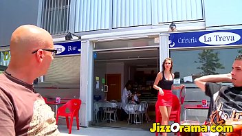 Preview 1 of Korean Wedding - JizzOrama - Clients Lure Waitress To Make Porn