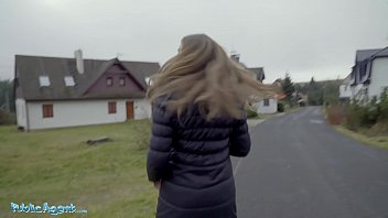 Preview 1 of Iskra Sex Xx - Public Agent Hot wife loves a much bigger cock than shes used to
