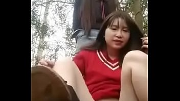 Preview 1 of Kloe Fake Agent2 - 保安大哥户外给两姐妹破处