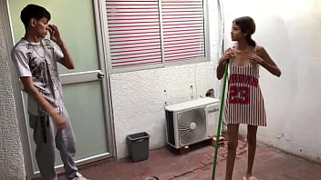 Preview 1 of Malayalamfuk - Convenzo a mi sexy hermanastra para que nos folle mientras mis padres no est&aacute_n en casa.-HISTORIA COMPLETA