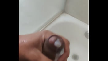 Preview 4 of Fist Time Gaand Sex - Quick jerk in the shower
