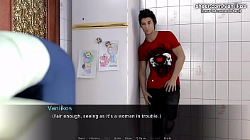 Preview 2 of Japan Family Home Sister - Betrayed | Hot stepmom milf with a big ass gets stuck and fucked by her stepson in her horny wet pussy with a banana | My sexiest gameplay moments | Part #3