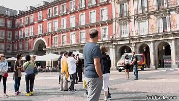 Preview 1 of Shellyshekury Code - Hot slut gets group fucked in public
