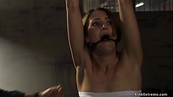 Preview 2 of Muslims Son And Mom - Master fucks face to tied brunette slut