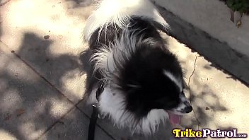 Preview 1 of Lori Needs Money - TRIKEPATROL Busty Filipina Takes Walking Break To Suck Strangers Dick