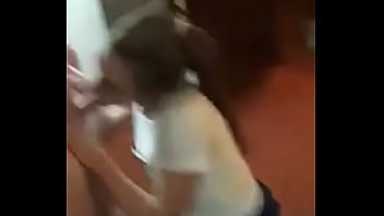 Preview 4 of Spanking Till Bruised - Sucking Dick While BF Watches