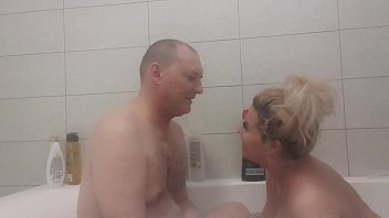 Preview 2 of Time Stop Assistant Undressed - Couple take a shower