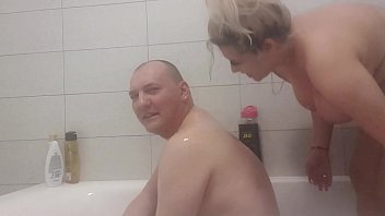 Preview 3 of Time Stop Assistant Undressed - Couple take a shower