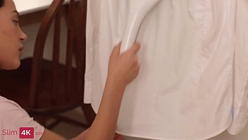 Preview 1 of Transcom A Calcinha - Slim tattooed brunette is having wild anal sex with her muscled lover