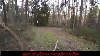 Preview 1 of Forced Fuck Mon Ass - анал в лесу с немецкой спортсменкой