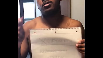 Preview 2 of Fat Black Shemale Bang By White - Verification video