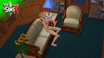 Preview 1 of Nepali Sex Hot - Pegou o namorado da filha na punheta e fodeu ele | Daniel e Eric | The Sims 2