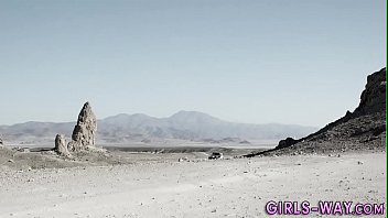 Preview 1 of Blowjob Cum In Throat - Busty lesbian licks pussy outdoors