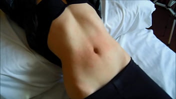 Preview 4 of Threesome And Lesbi - t. my belly button,  navel piercing belly fetish Fantasy of Paula sexy girl belly fetish