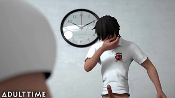 Preview 4 of Doctor Hard Fuck Pasent - ADULT TIME Hentai Sex - Hot Teacher &amp_ Students Fucking