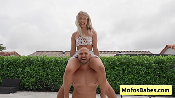 Preview 1 of Sinhala Acress Ponehub - Sexy petite blonde teen suck fat white dick pov style and prepare for a duggy style fuck - Emma Bugg,  JMac