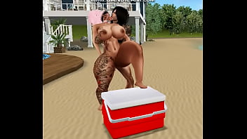 Preview 3 of Super Bionde - Paul Rock fucks horny whore Stephanie Ann on the beach