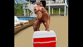 Preview 1 of Super Bionde - Paul Rock fucks horny whore Stephanie Ann on the beach