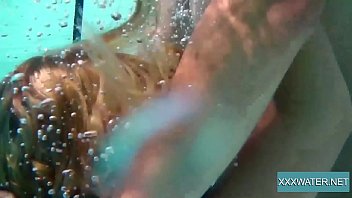 Preview 1 of Xxxveos - Jason deepthroats Marcie underwater