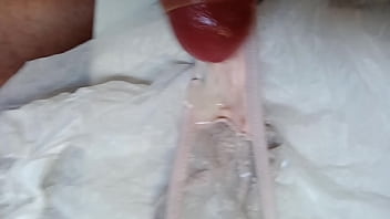 Preview 4 of Cartoons Hijab Porn - Cornudo me presta unas bragas de su mujer para que me corra en ellas mientras me mira