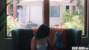 Preview 1 of Innocct Highcom - Kinky surprise by pervy big cock neighbor for petite Asian teen Lulu Chu