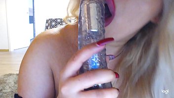 Preview 3 of Mistress Megan Foot - red lips , red nails and a perfect blow job she do it