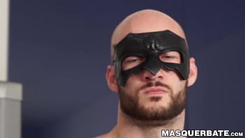 Preview 1 of Old Man Breast Feeding - Inked bald hunk David Boss teasing his throbbing cock solo