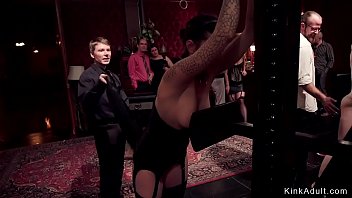 Preview 4 of Her Slaveman - Slaves serving under pressure in party