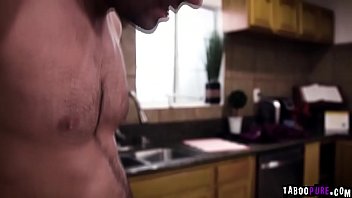 Preview 4 of Pale Blonde Pov - Aryana Amatista got fucked from the floor up to the sink