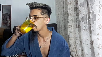 Preview 4 of Jerking With Mom Panties - Jovem Professor pede mais e toma leite quente