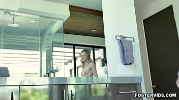 Preview 2 of Asian Jilbab Fucked - Charlotte Sins and Eva Long slobbering a huge cock and taking it deep inside their tight pussies