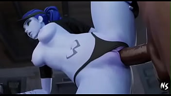 Preview 2 of Aas Booty - Widowmaker cogiendo