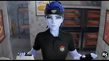Preview 1 of Aas Booty - Widowmaker cogiendo