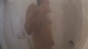 Preview 3 of Defloracion Chicas Peruanas - Poompoom couple flashing her puffy brown Latina nipples in the bathroom
