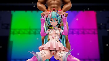 Preview 2 of Turkce Dublaj Porno Sikis Gurup - つみ式ミクで魅惑ヒップダンス