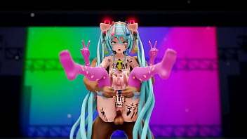Preview 4 of Turkce Dublaj Porno Sikis Gurup - つみ式ミクで魅惑ヒップダンス