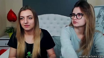 Preview 1 of Michele James Stepsis - Amateur lesbians tying on webcam