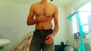 Preview 1 of Friends Cute - Young Man With Sexy White Socks Have Cumshot