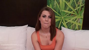 Preview 1 of Doggy Style Shake - Skinny Teen with a Fat Ass Gets a Facial