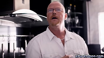 Preview 2 of Xxxmomanal - Scarlett Mae is cheating on her husband and her dad in law Dick Chibbles caught her. He her for sex in exchange for his silence.