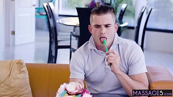 Preview 1 of Cry Gay Fuck - Petite blonde teen massage professional sucked cock