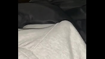 Preview 2 of Preg Woman - Rock hard cock popping out of my sweatpants