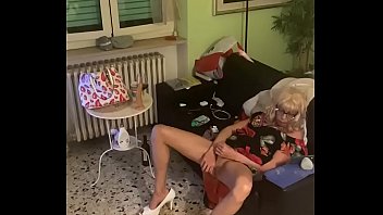 Preview 2 of Ive Rose Bokep - Shemale fuck her self pussyasshole