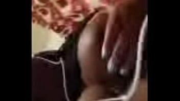 Preview 1 of Cathollybody - Black tits played with