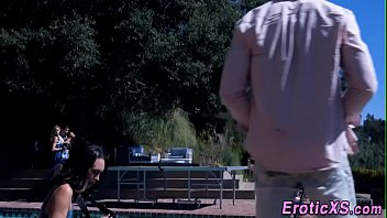 Preview 1 of Indian Desi Teen Rough - Busty blonde gets oral and rides lover